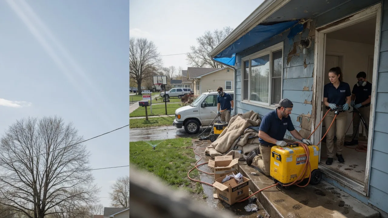 Basement Flood Cleanup in Addington, OK near me